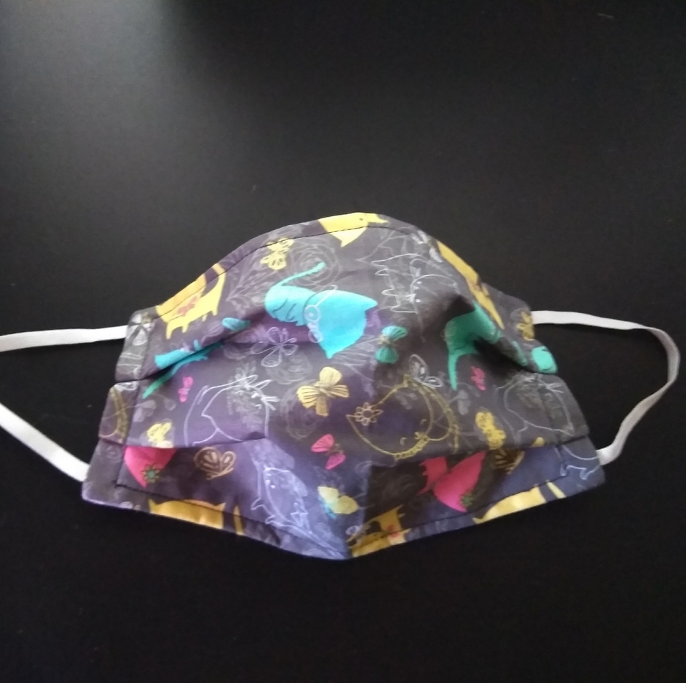 Homemade fabric face mask